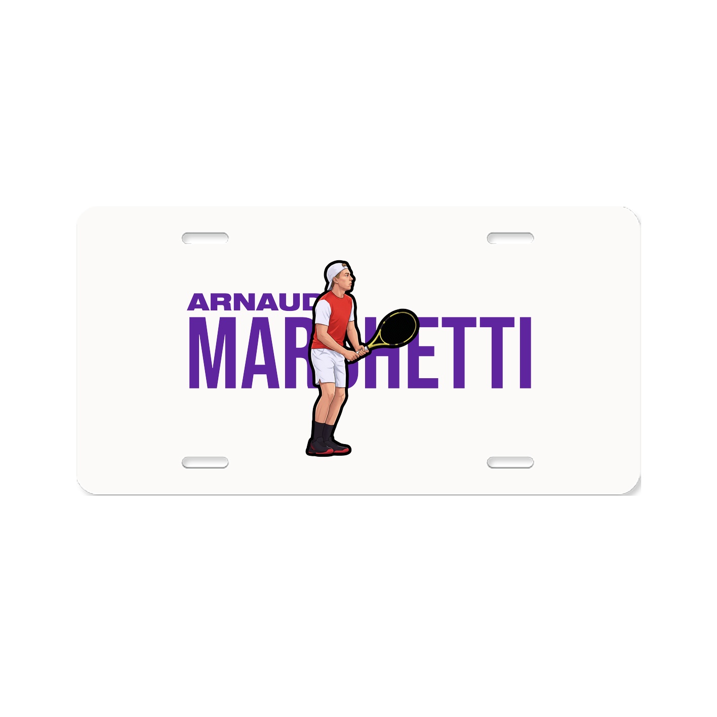 License Plate — Player Name in Classic