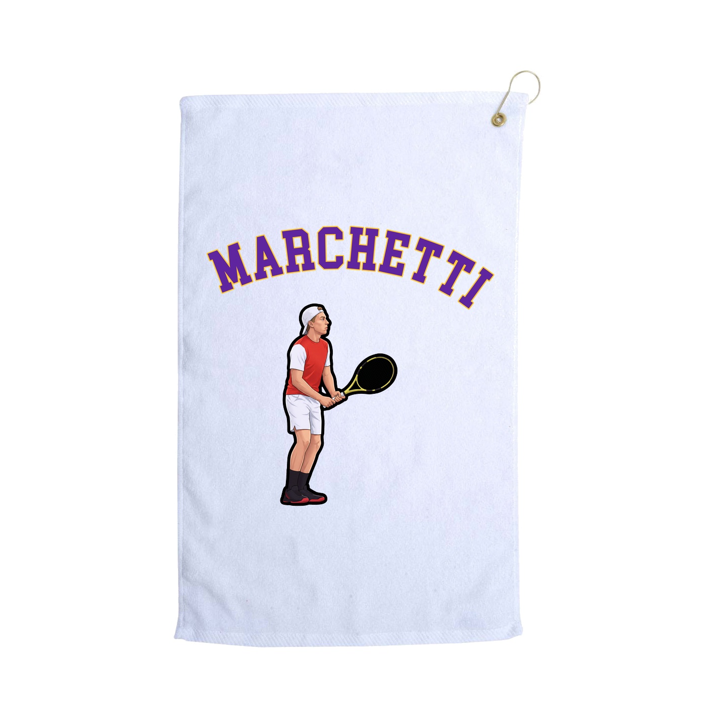 Golf Towel — Shirsey Arch in White