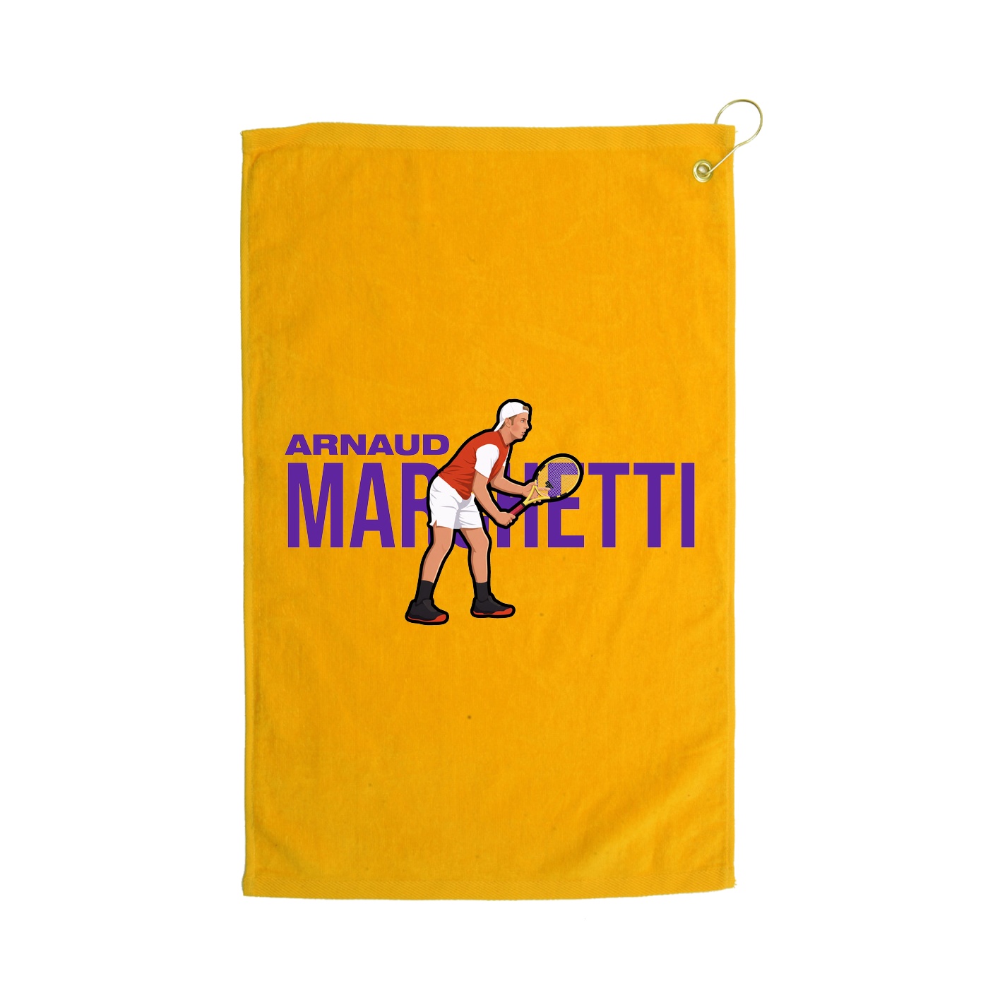 Golf Towel — Player Name in Gold