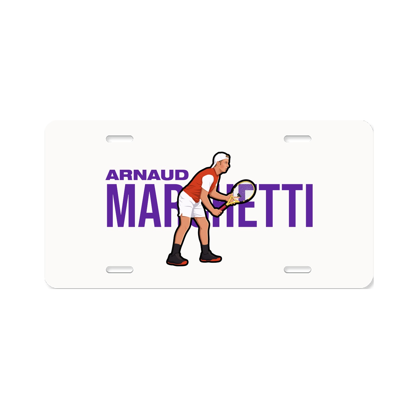 License Plate — Player Name in Classic