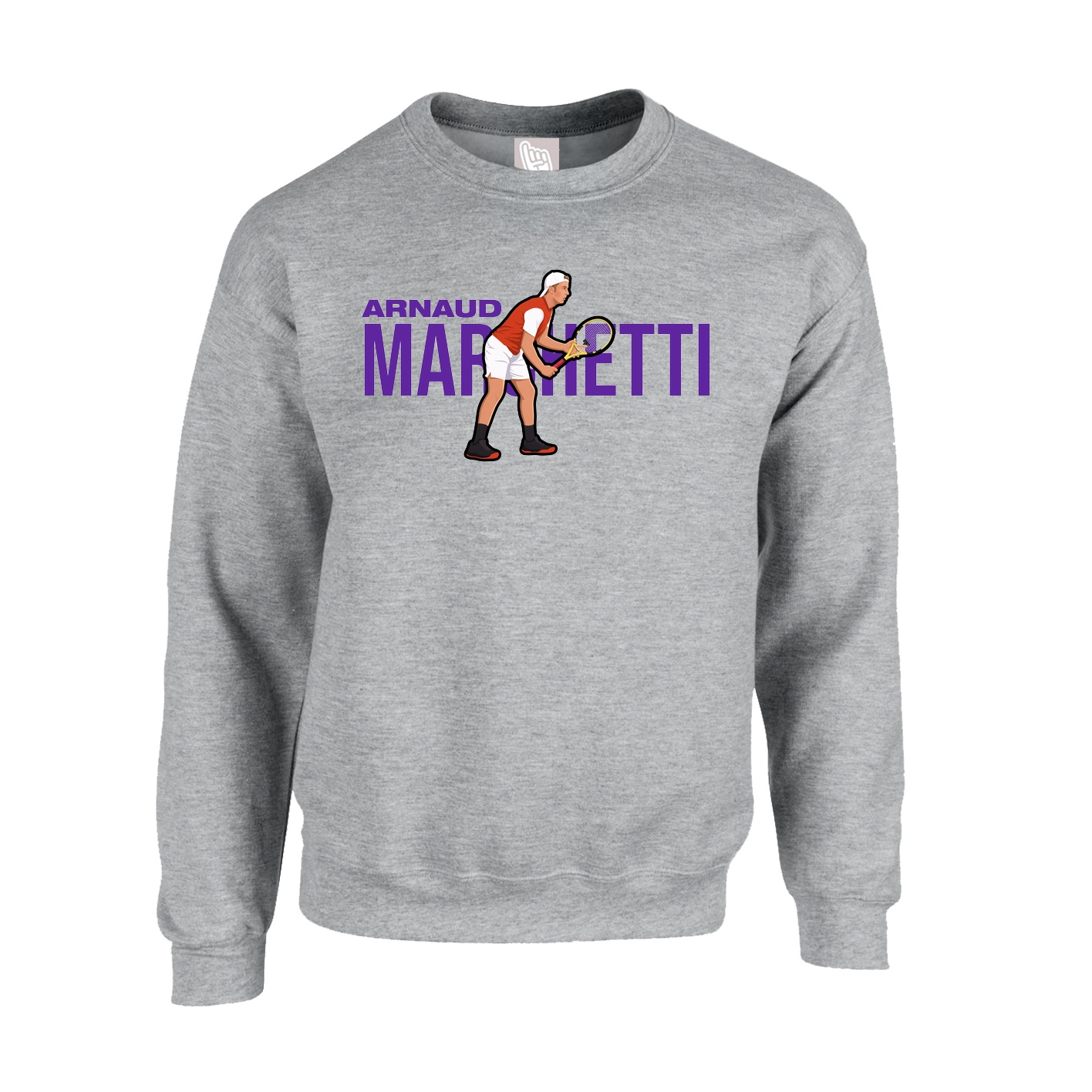 Fleece Crew — Player Name in Grey