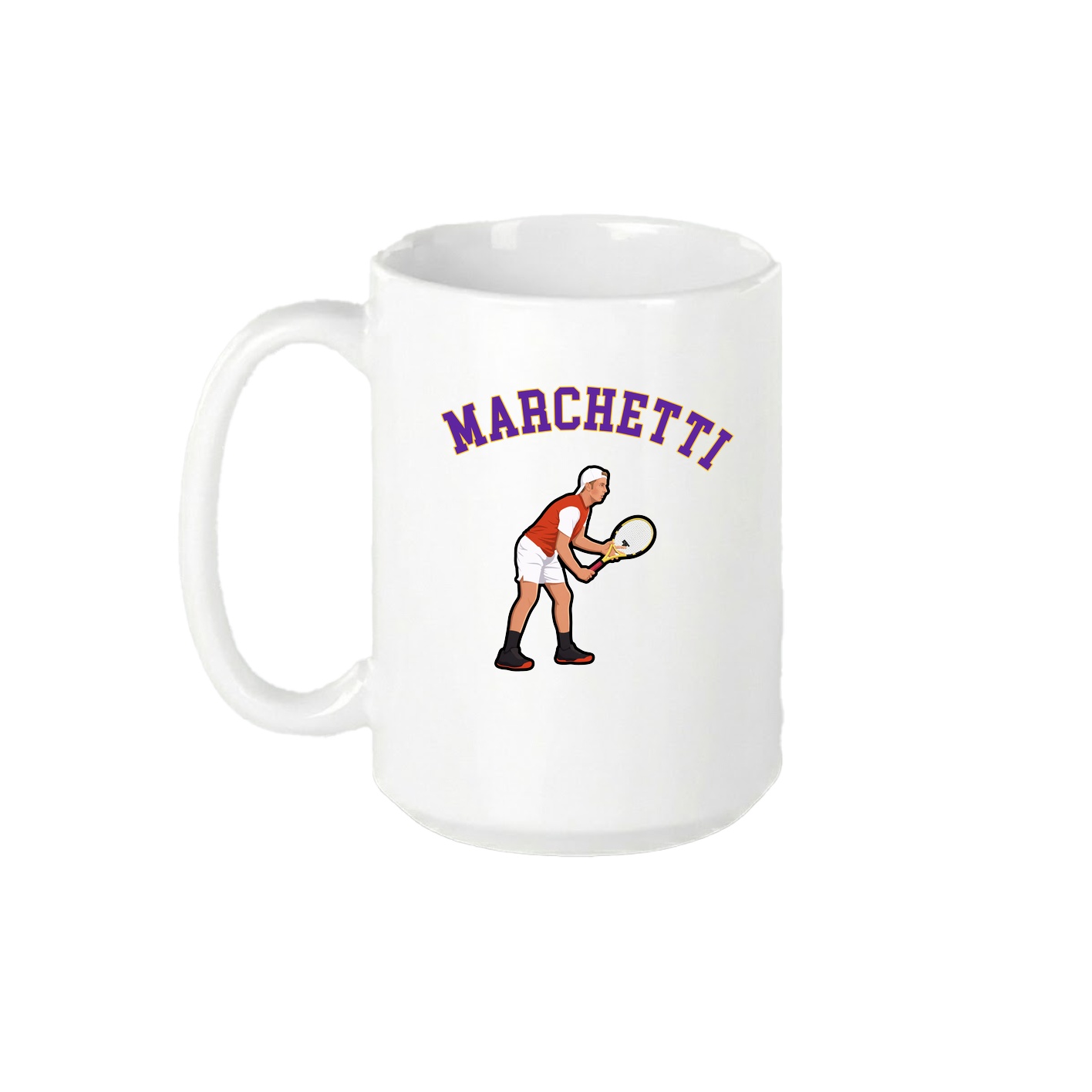 15oz Coffee Mug — Shirsey Arch in White