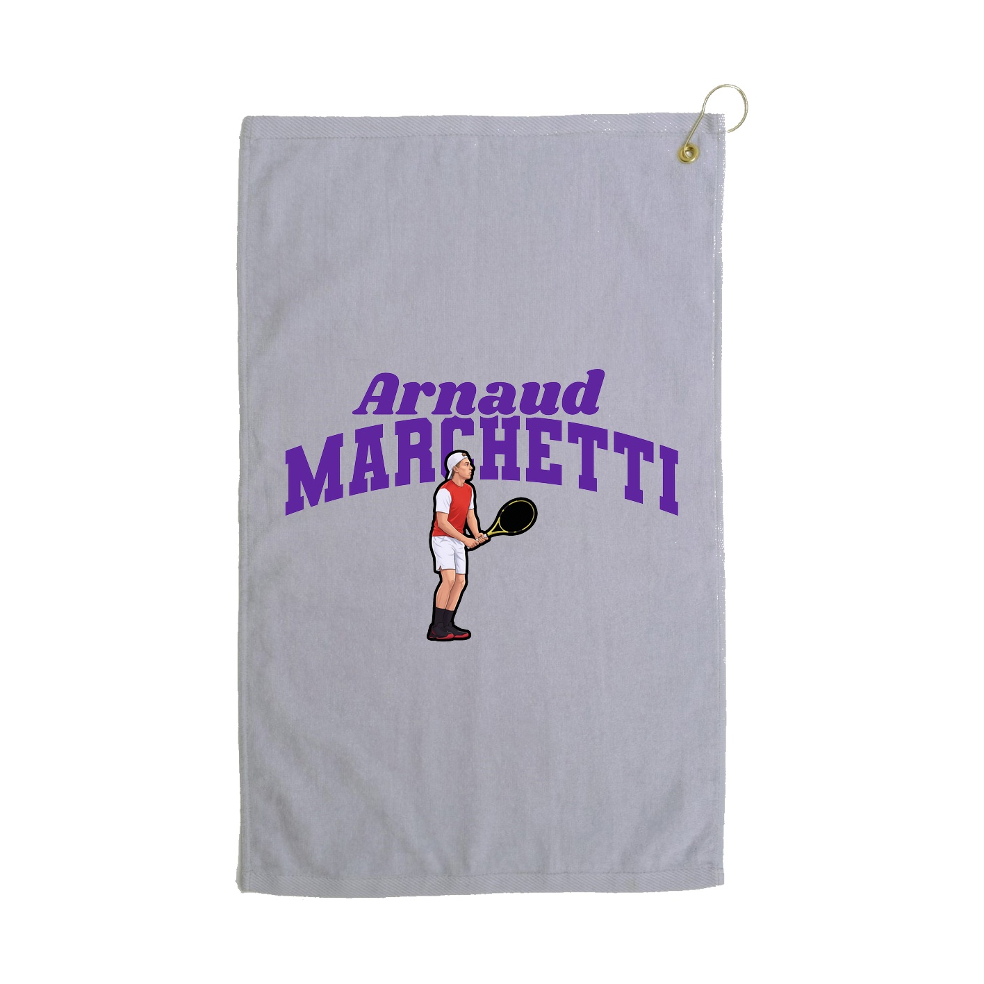 Golf Towel — Signature Arch in Grey