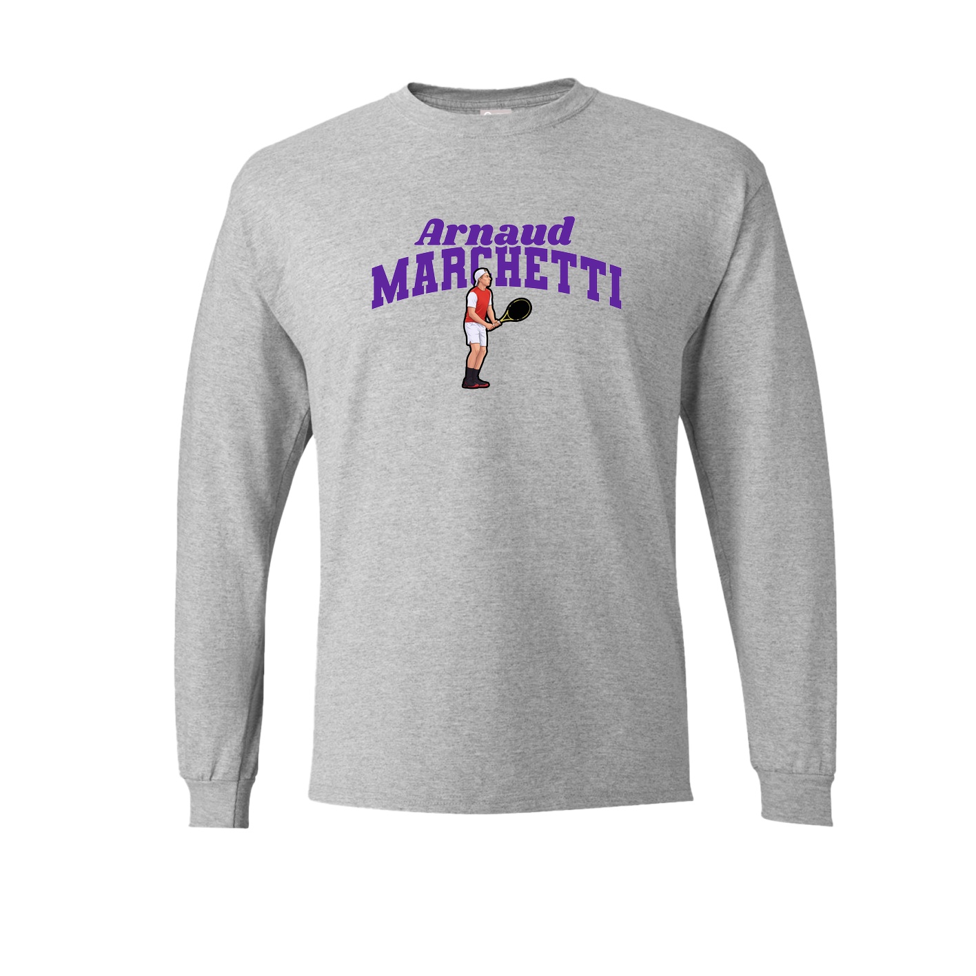 Long Sleeve Tee — Signature Arch in Grey