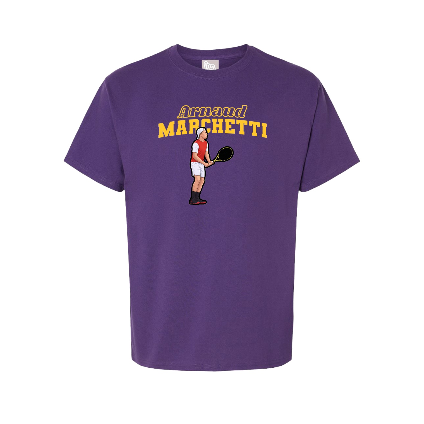 Tee — Name Arch in Purple