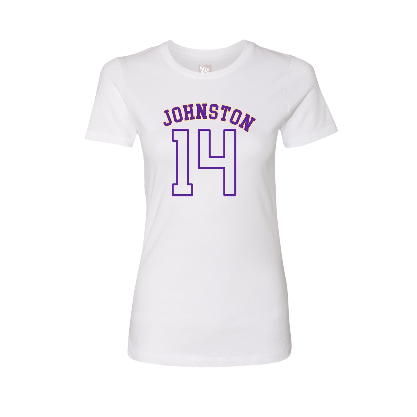 Fitted Women's Tee — Shirsey Arch in White