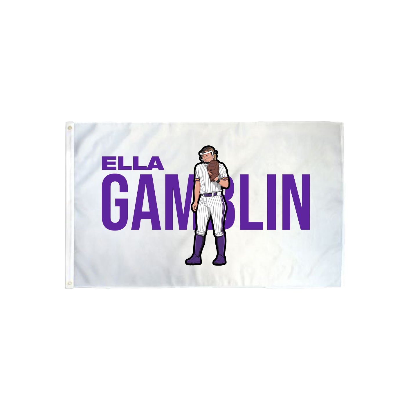 3x5 Flag — Player Name in Classic