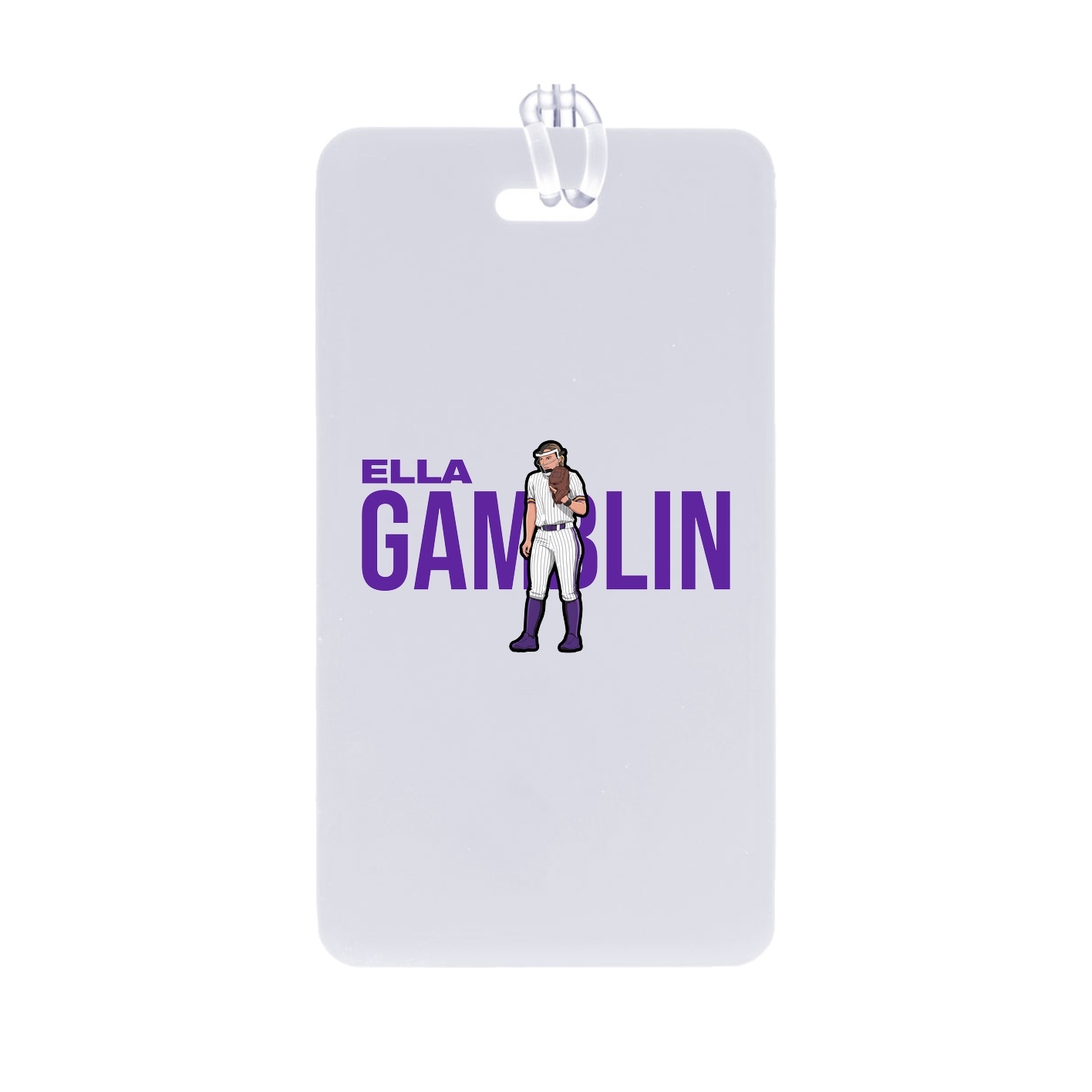 Bag Tag — Player Name in Classic
