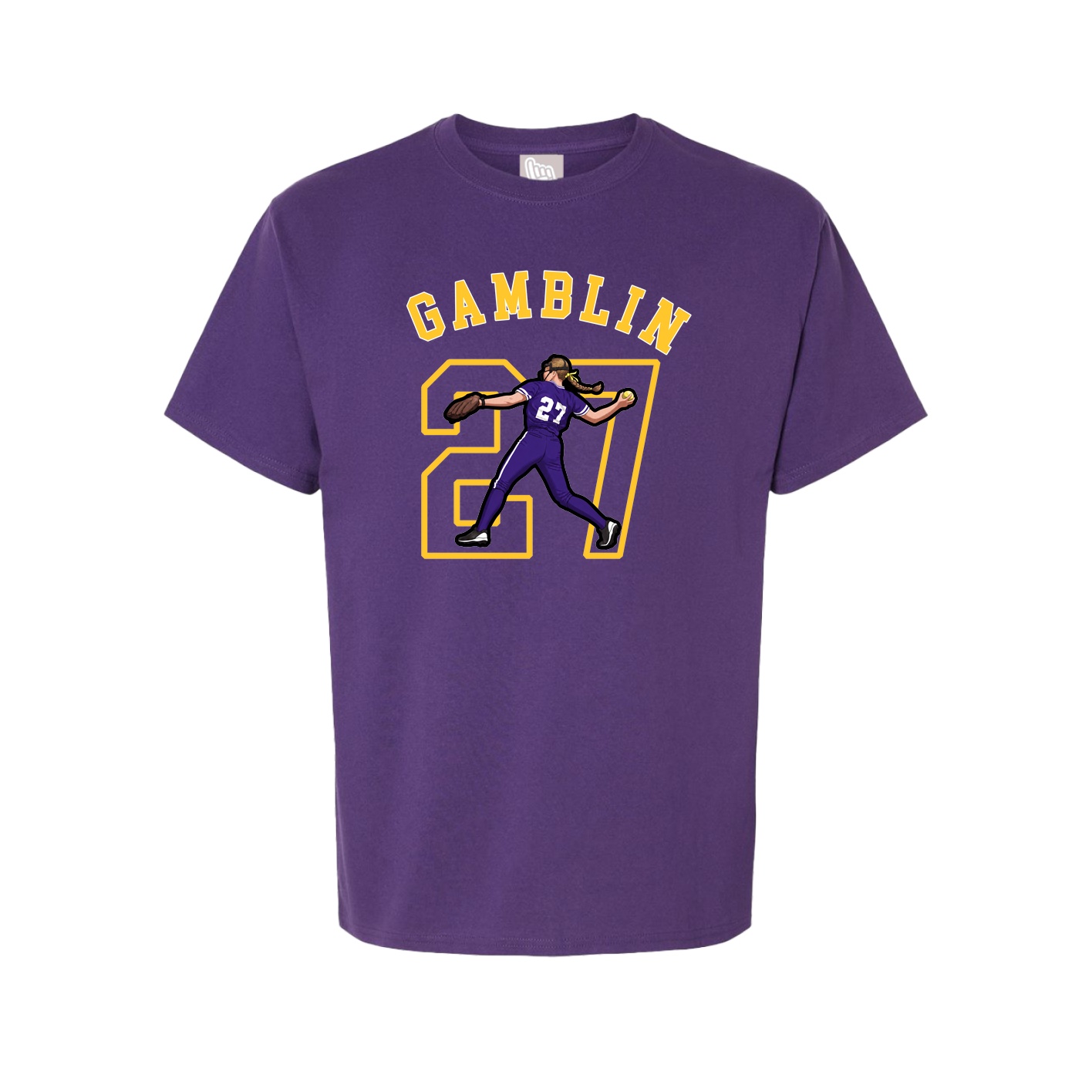 Youth Tee — Shirsey Arch in Purple
