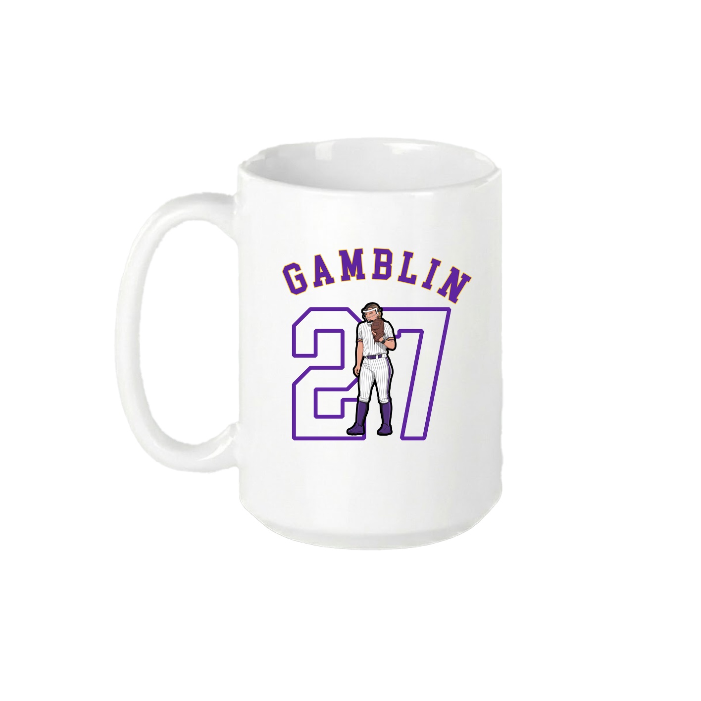 15oz Coffee Mug — Shirsey Arch in White