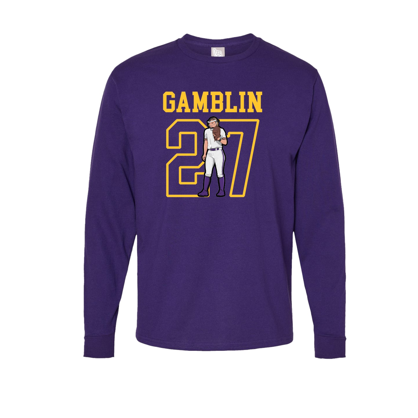 Long Sleeve Tee — Shirsey in Purple