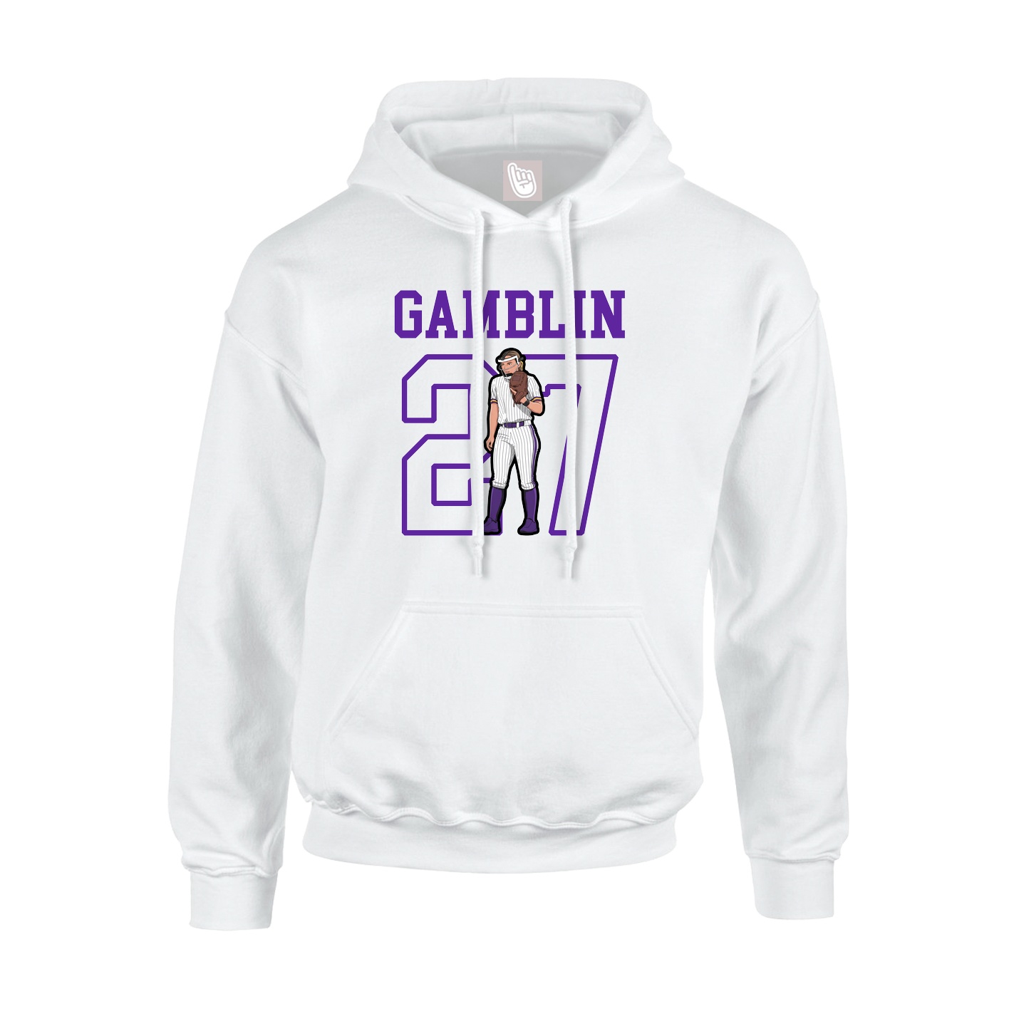 Youth Hoodie — Shirsey in White