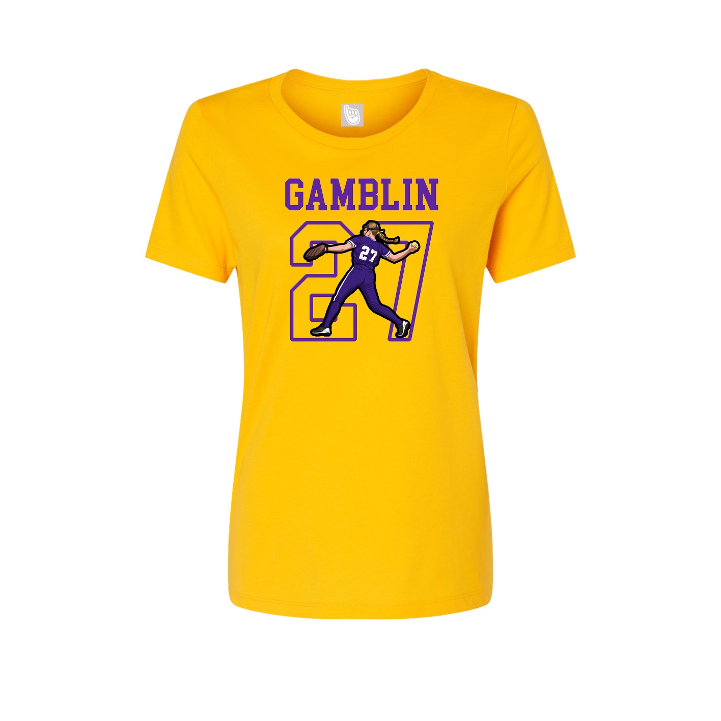 Fitted Women's Tee — Shirsey in Gold