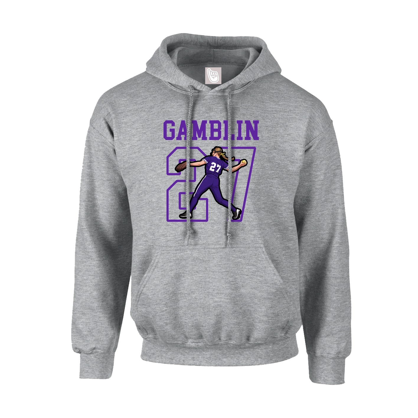 Hoodie — Shirsey in Grey