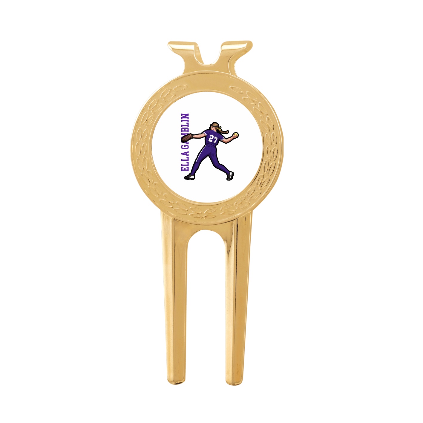 Divot Tool with Ball Marker — Name Vertical in Classic