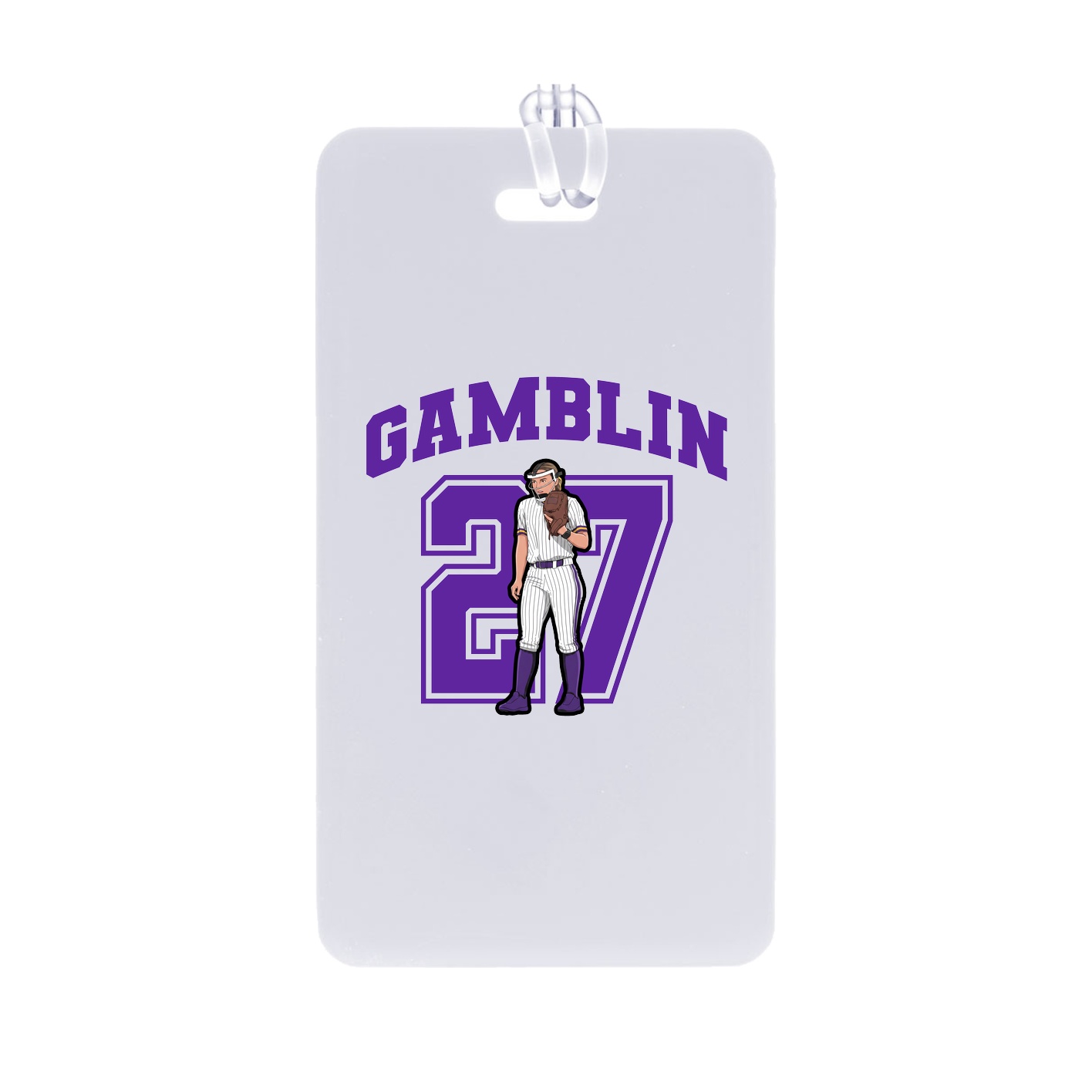 Bag Tag — Number in Classic