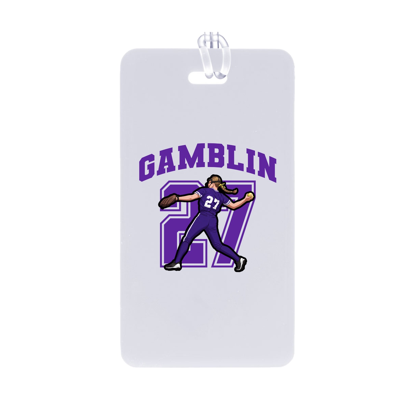 Bag Tag — Number in Classic