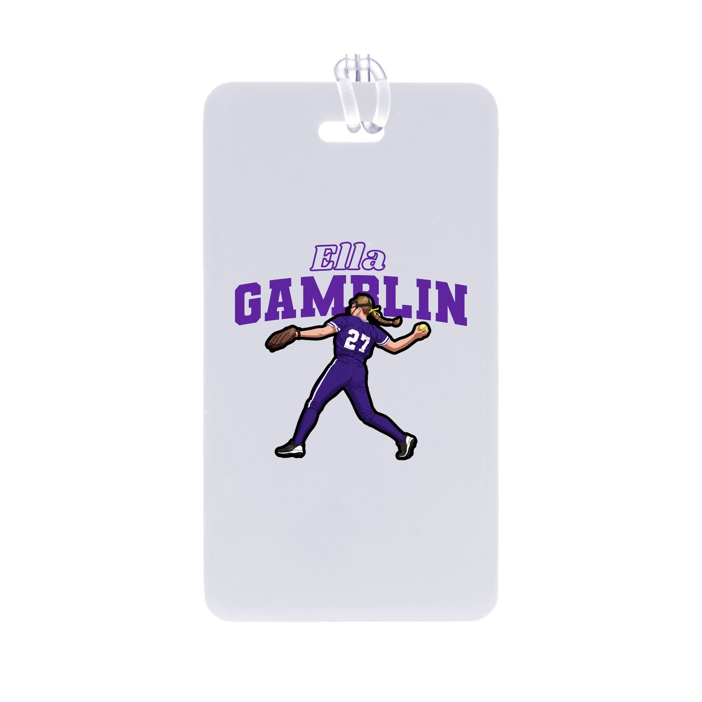 Bag Tag — Name Arch in Classic