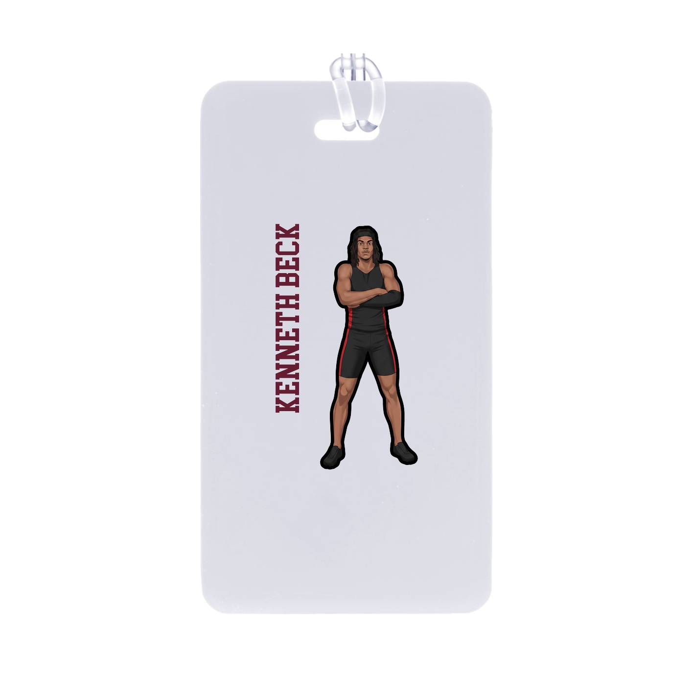 Bag Tag — Name Vertical in Classic