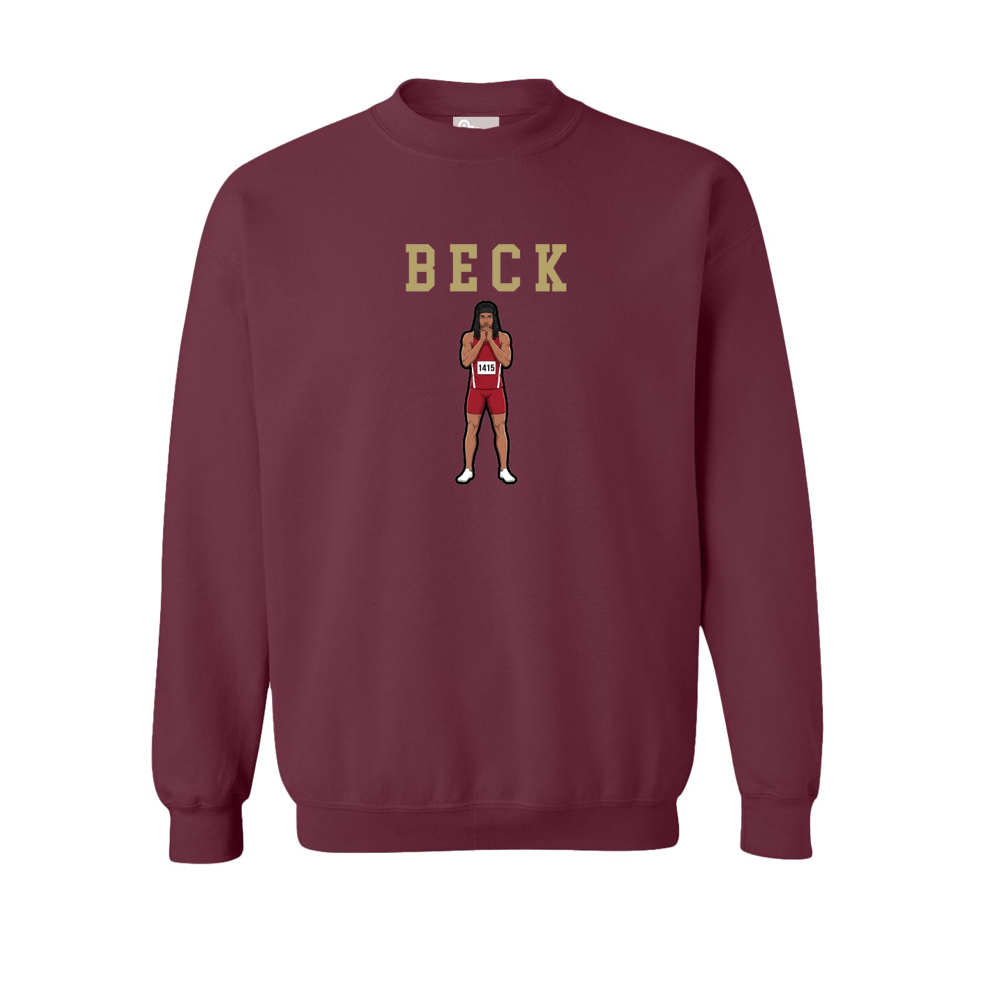 Fleece Crew — Shirsey in Maroon
