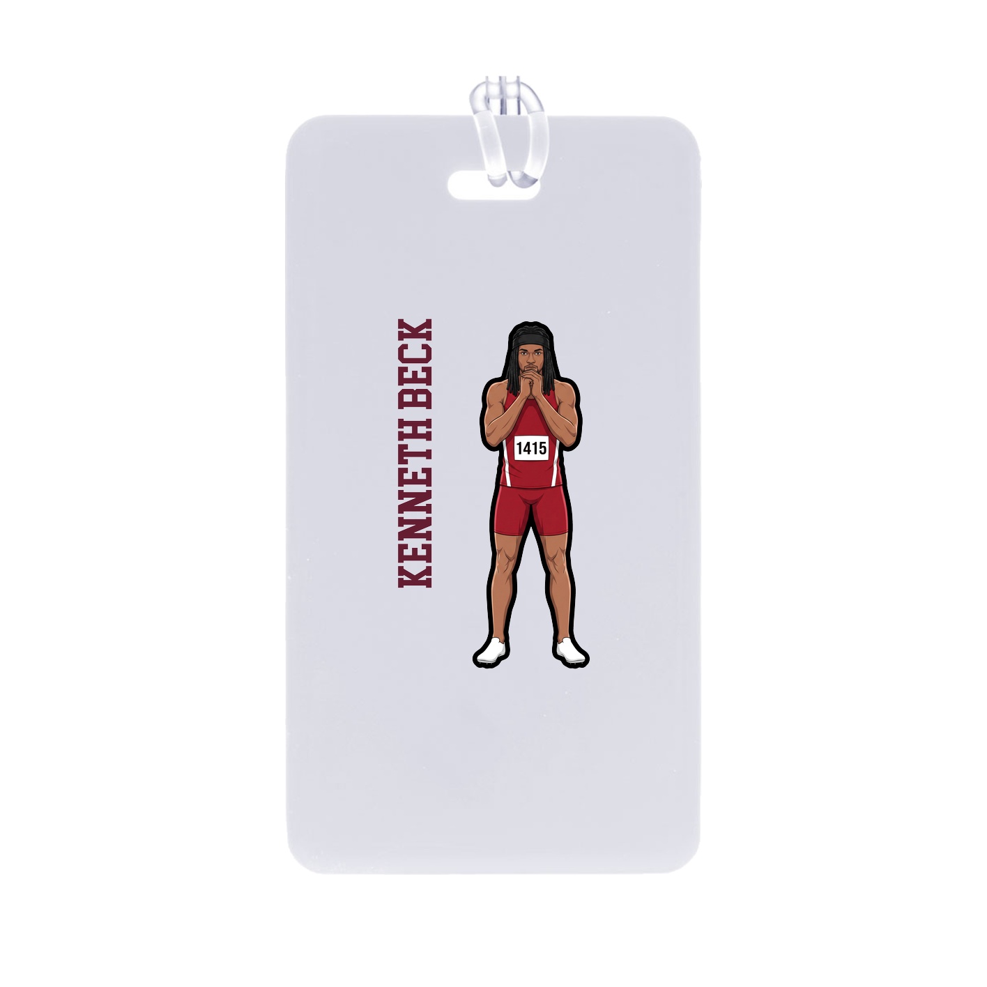 Bag Tag — Name Vertical in Classic