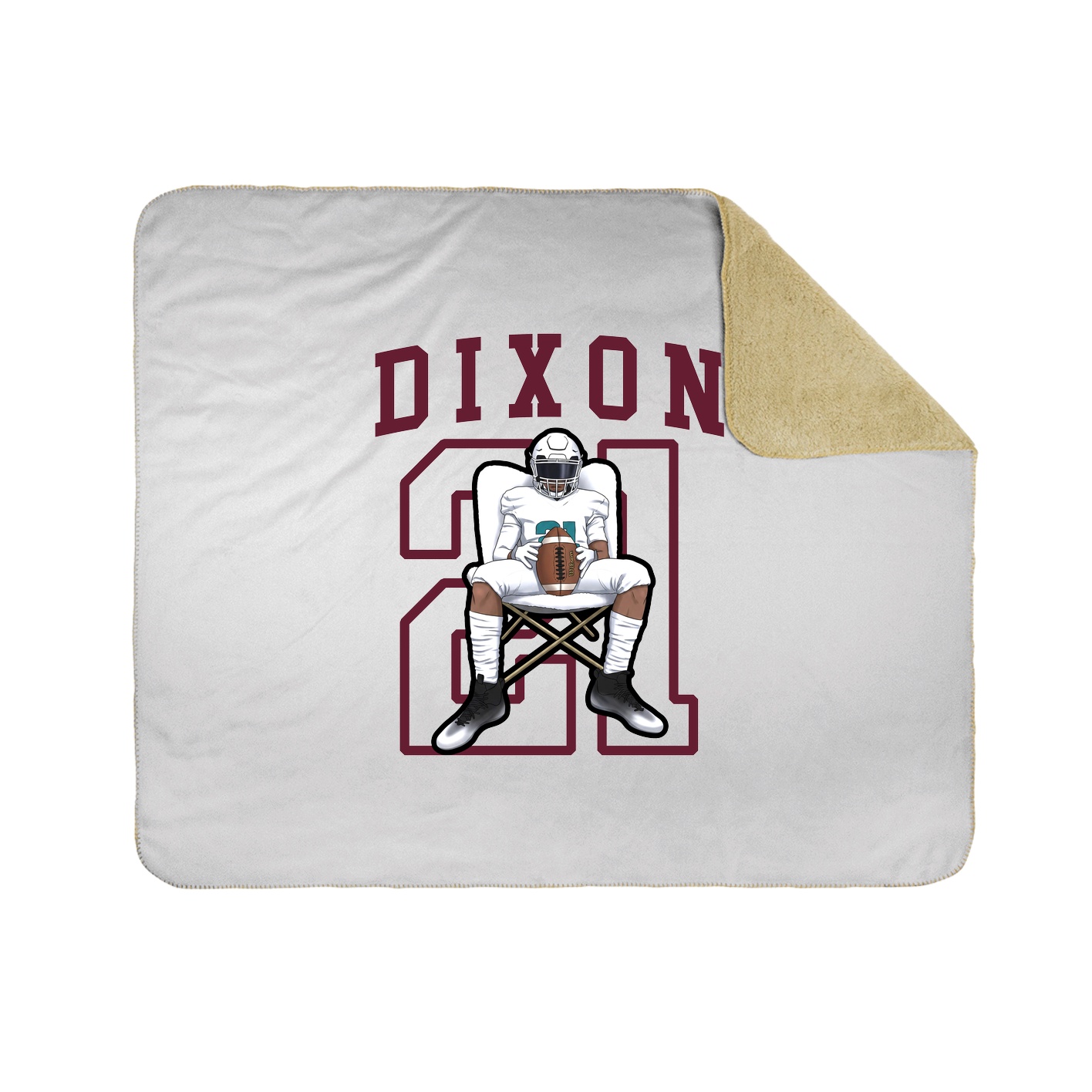 50x60 Sherpa Lined Throw Blanket