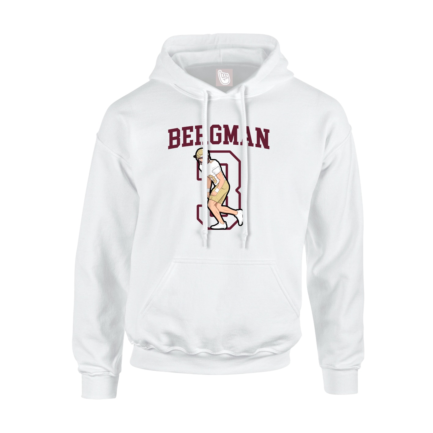 Hoodie — Shirsey in White