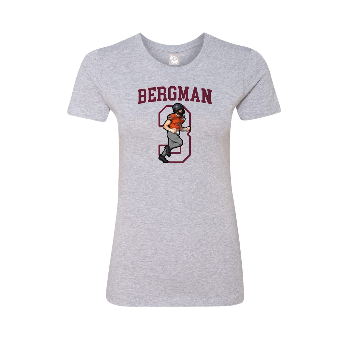 Fitted Women's Tee — Shirsey in Grey