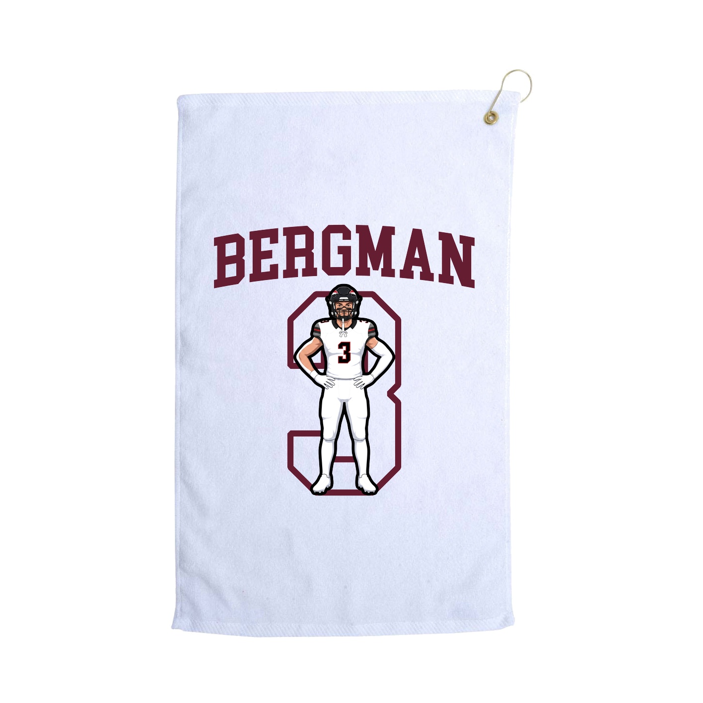 Golf Towel — Shirsey in White