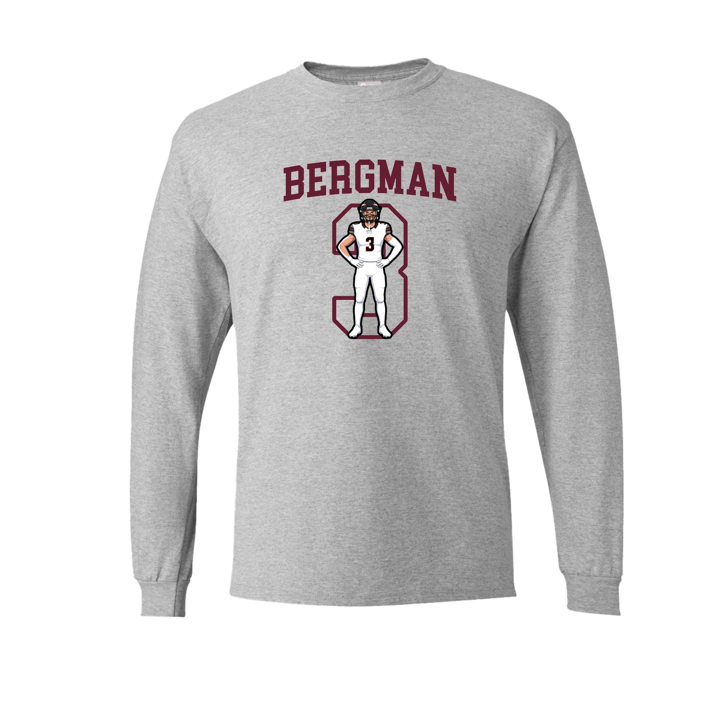 Long Sleeve Tee — Shirsey in Grey