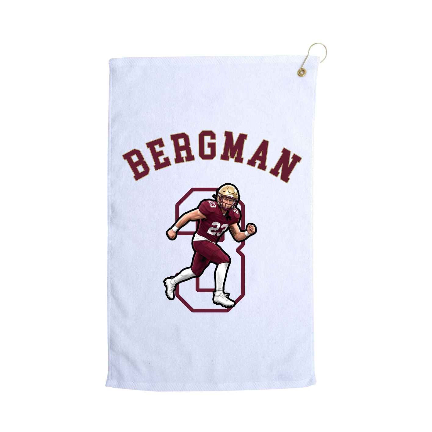 Golf Towel — Shirsey Arch in White