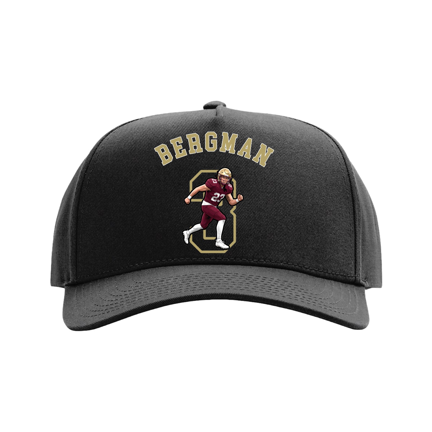 Full Fabric Five-Panel Champ Cap