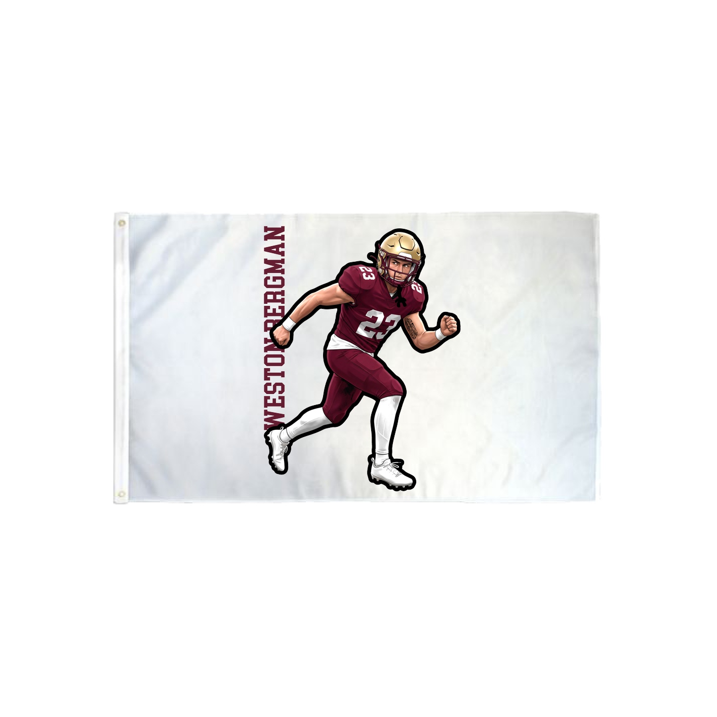 3x5 Flag — Name Vertical in Classic