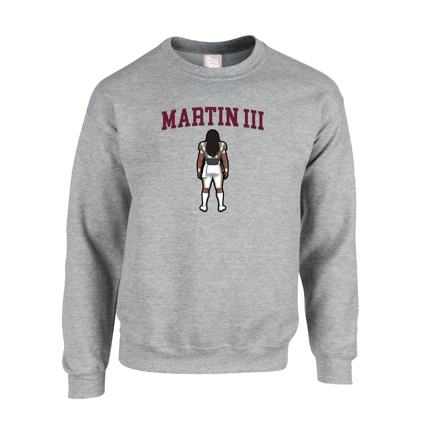Fleece Crew — Shirsey in Grey