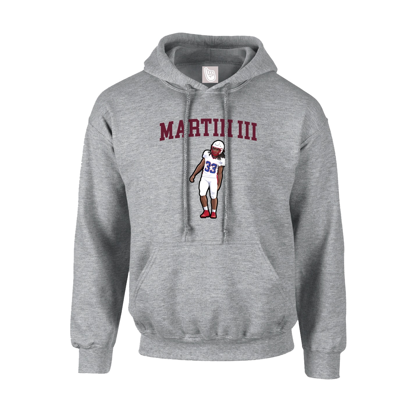 Hoodie — Shirsey in Grey