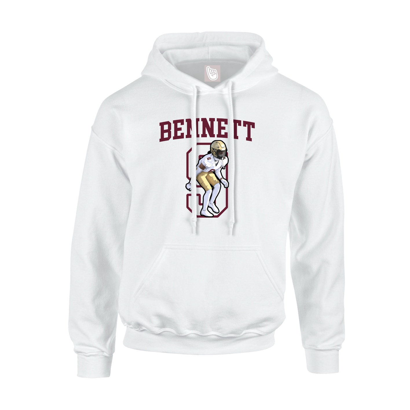 Hoodie — Shirsey in White