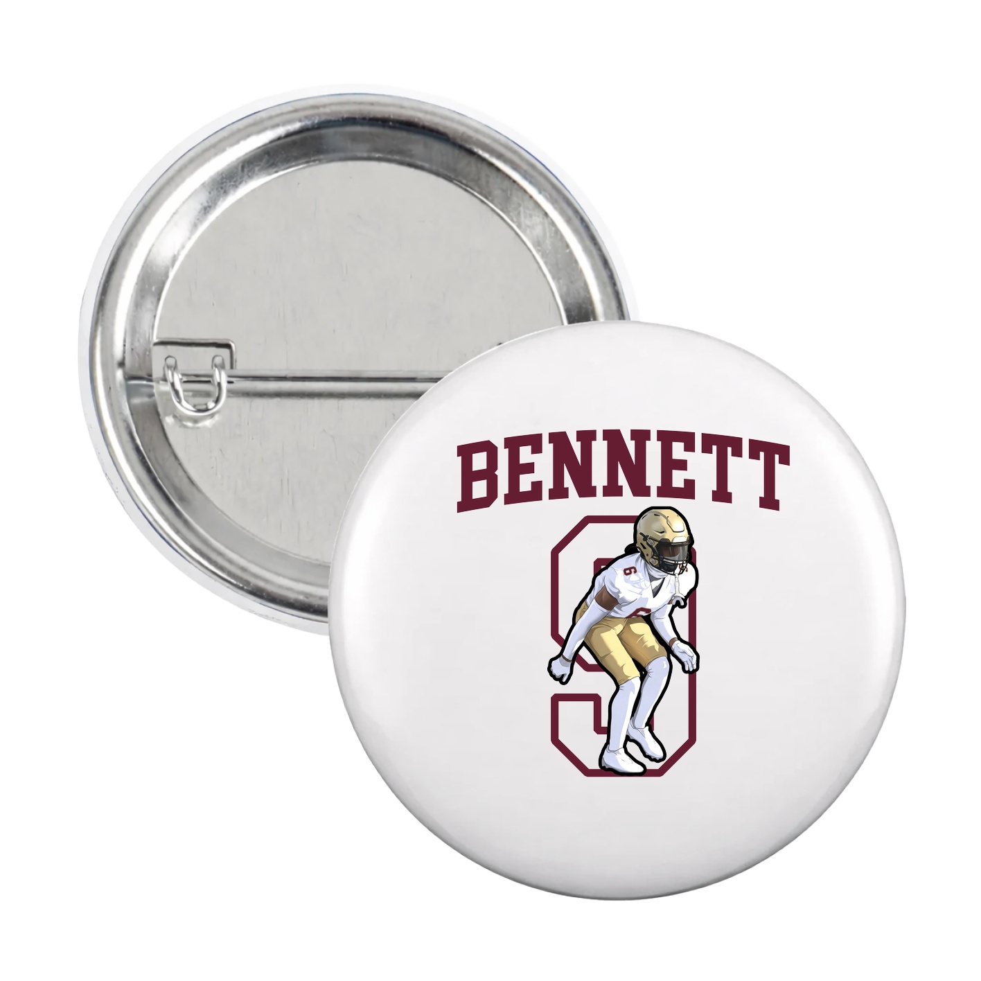 Game Day Button — Shirsey in White