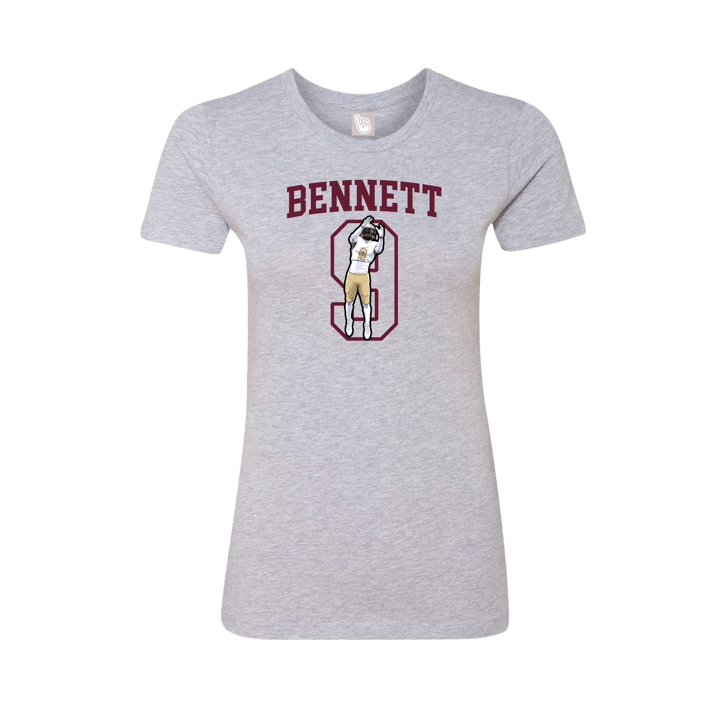 Fitted Women's Tee — Shirsey in Grey