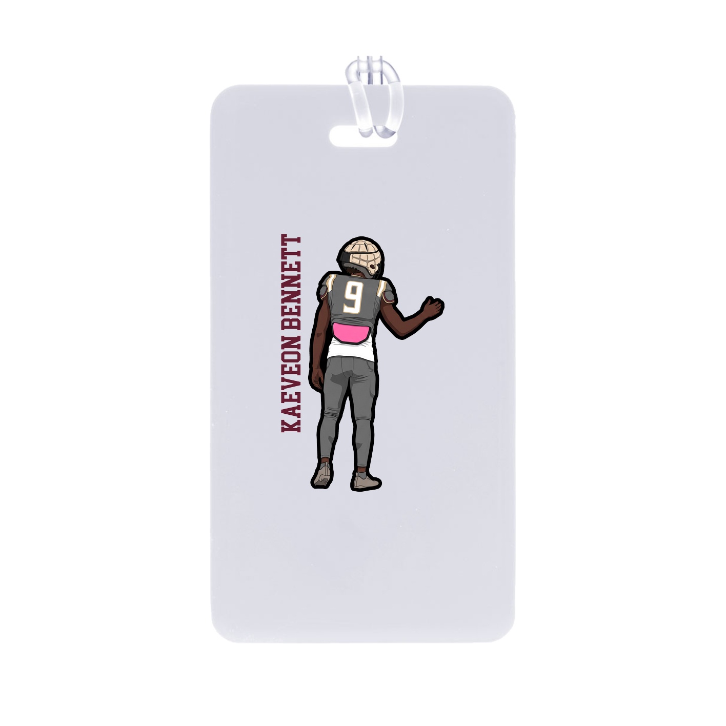 Bag Tag — Name Vertical in Classic
