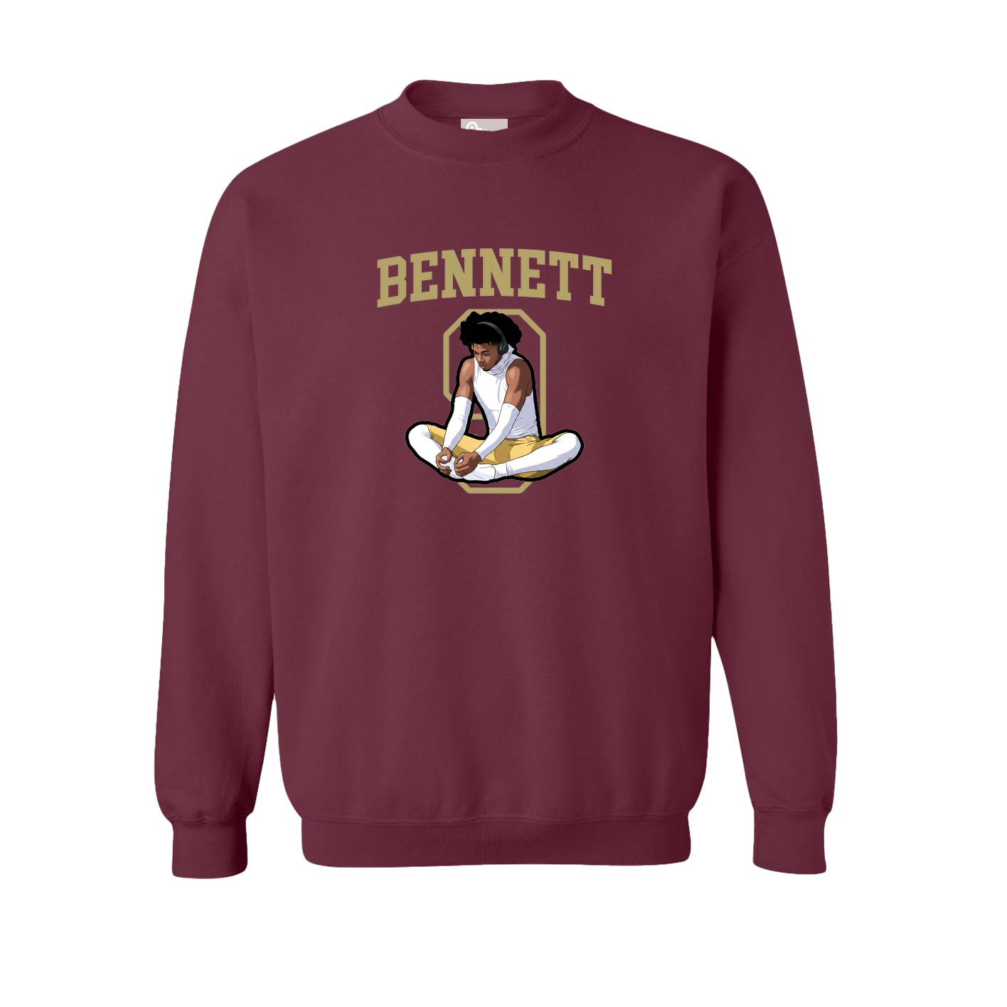 Fleece Crew — Shirsey in Maroon