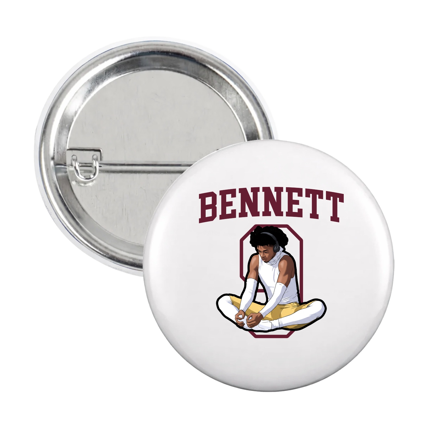 Game Day Button — Shirsey in White