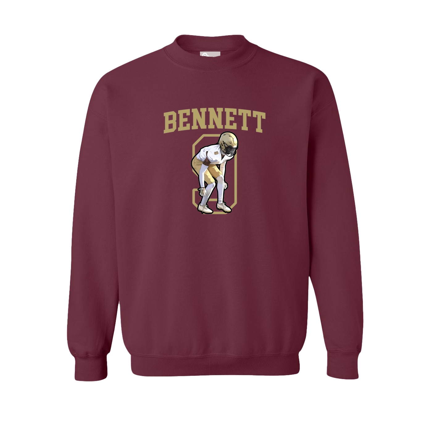 Fleece Crew — Shirsey in Maroon