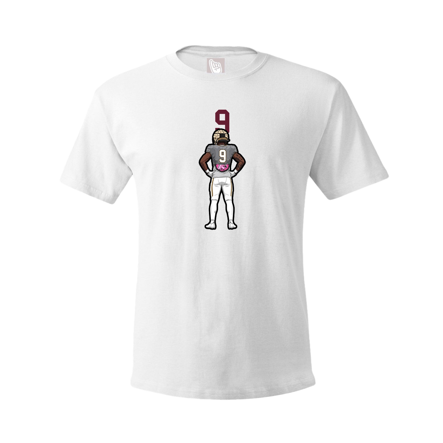 Tee — Number Top in White