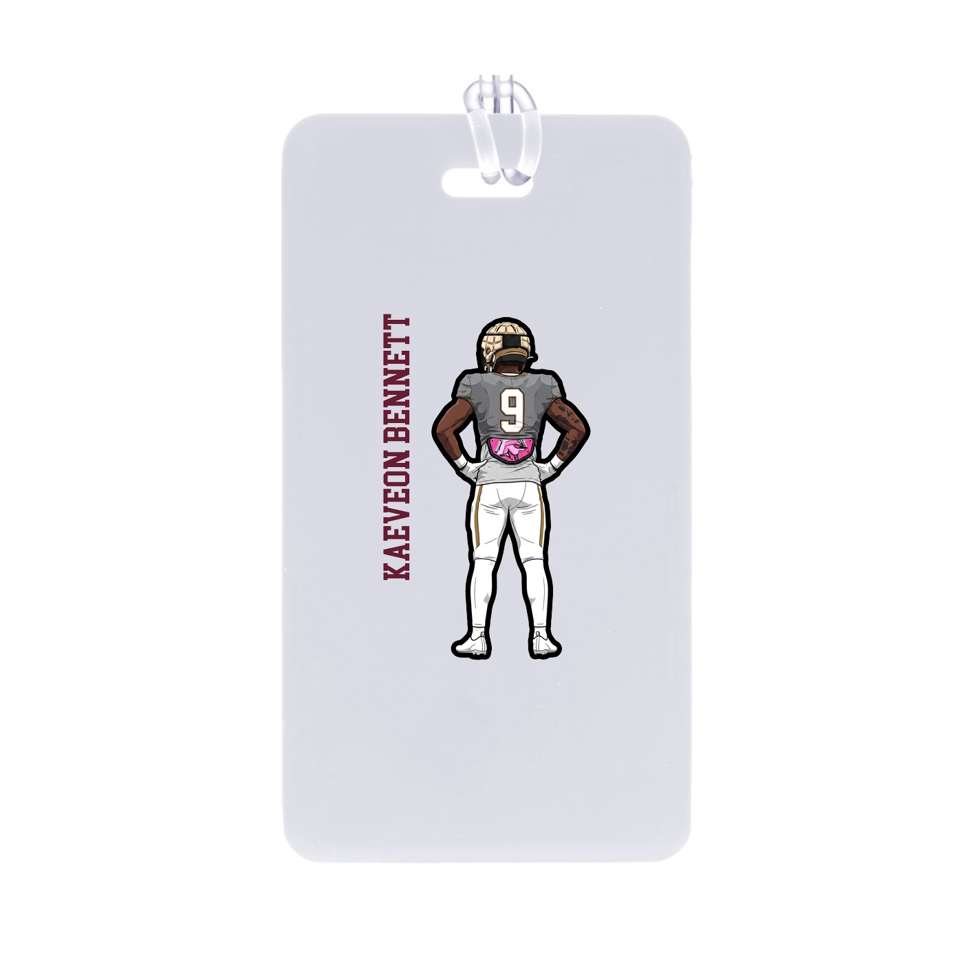 Bag Tag — Name Vertical in Classic