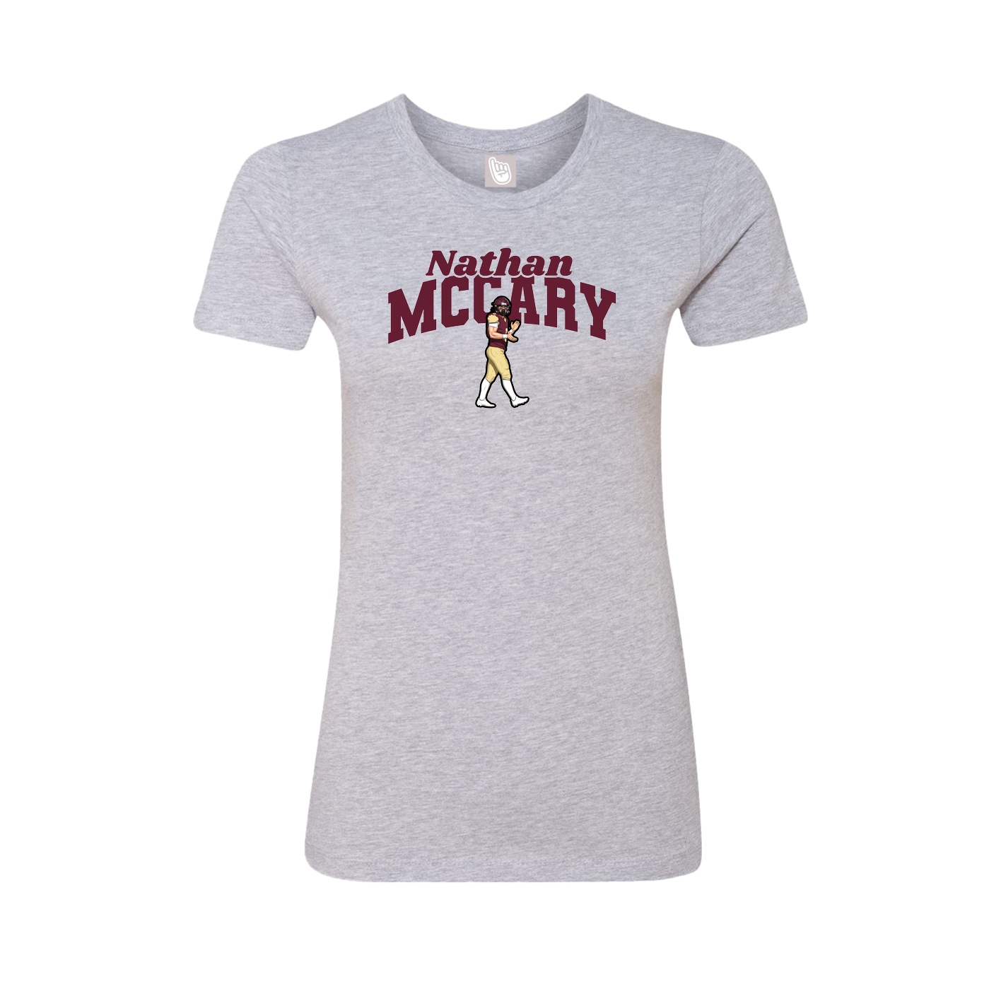 Womens Tee — Signature Arch in Grey