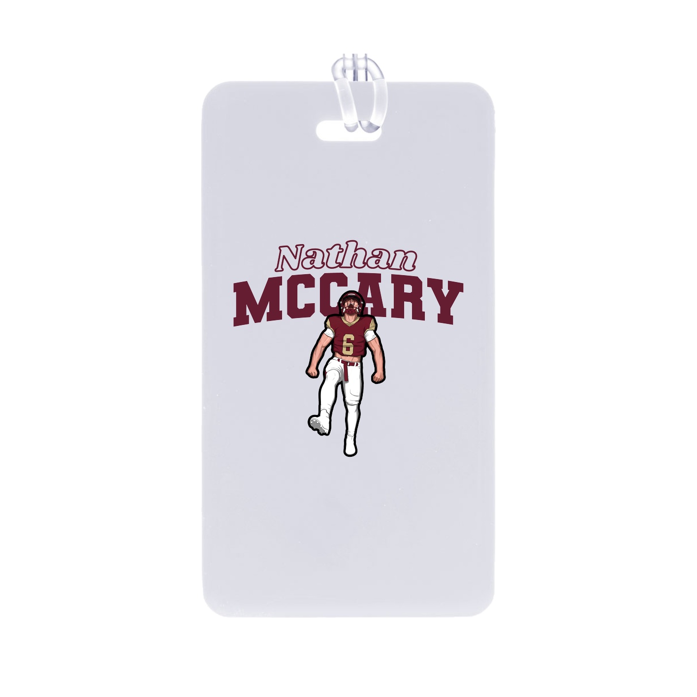Bag Tag — Name Arch in Classic