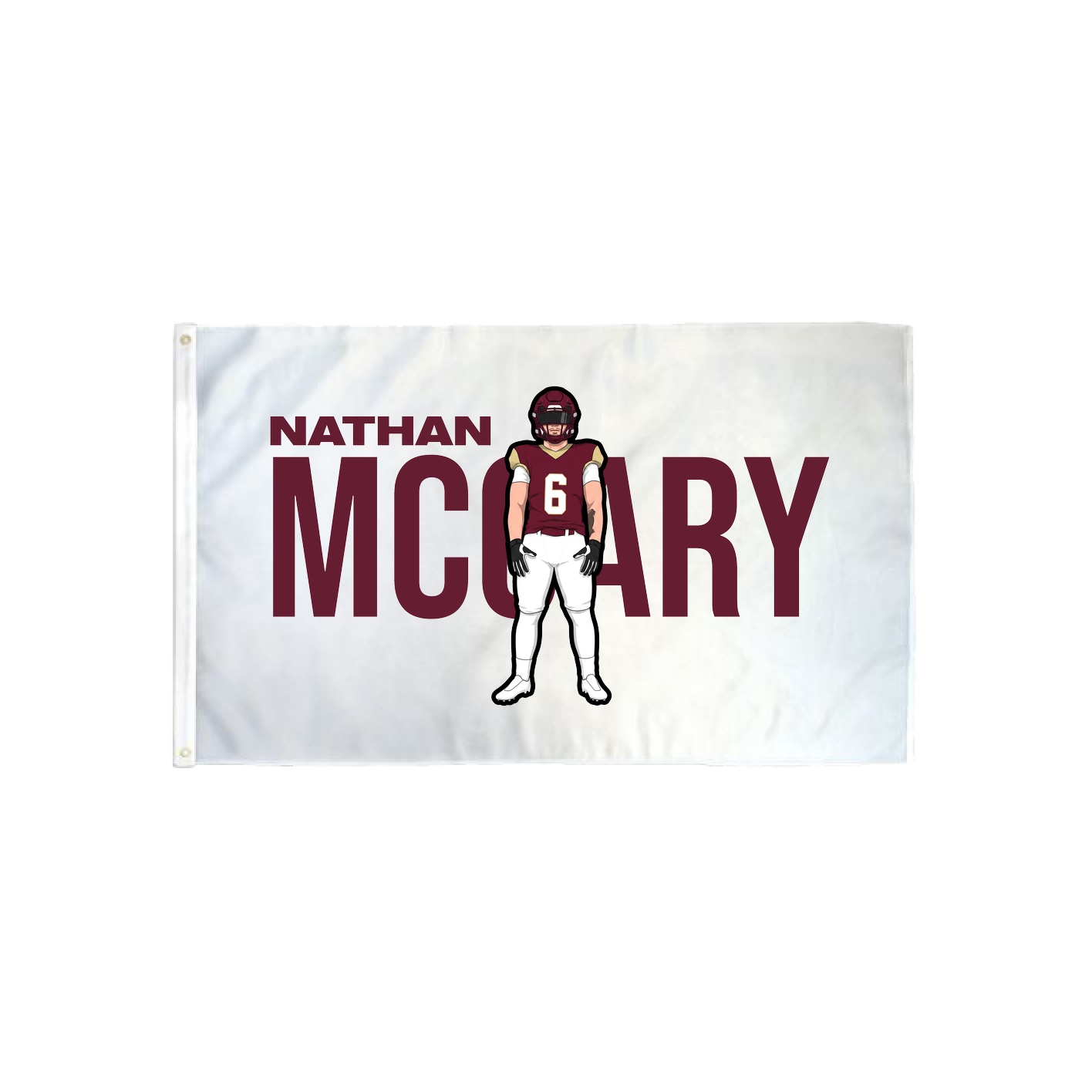 3x5 Flag — Player Name in Classic