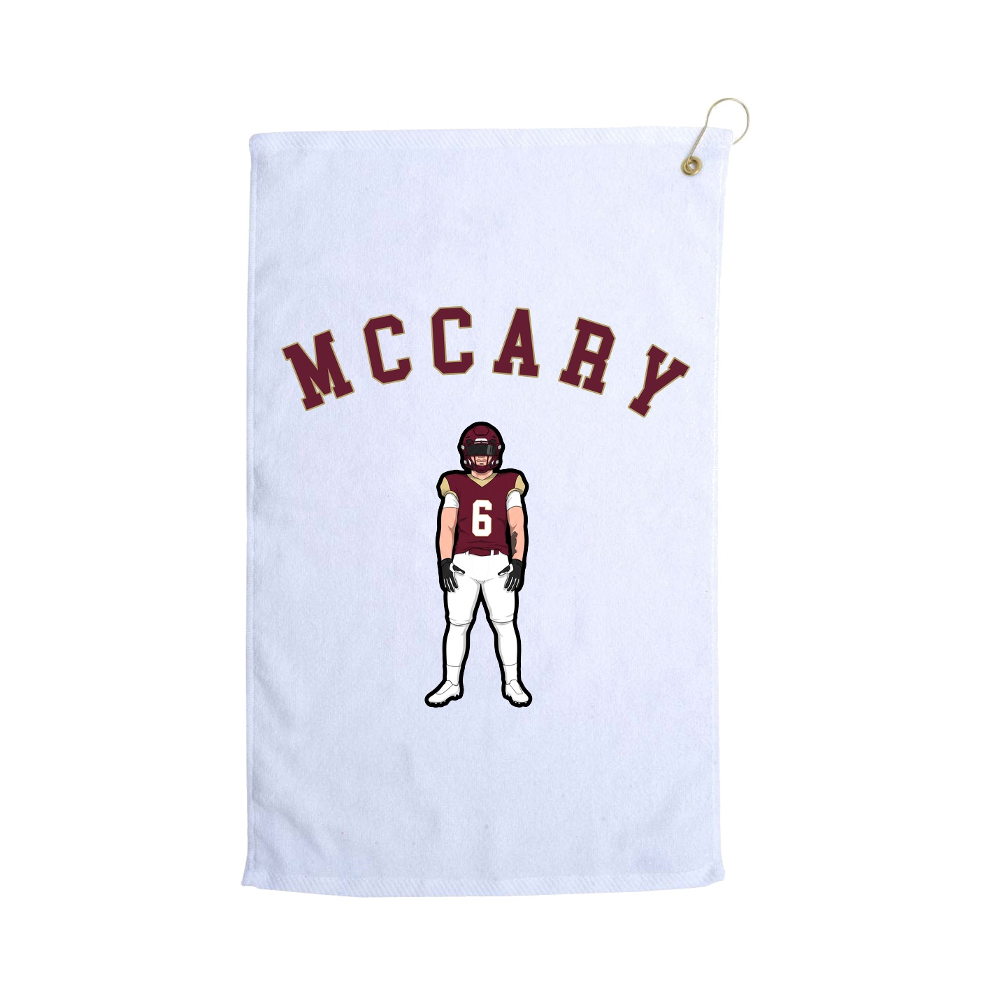 Golf Towel — Shirsey Arch in White