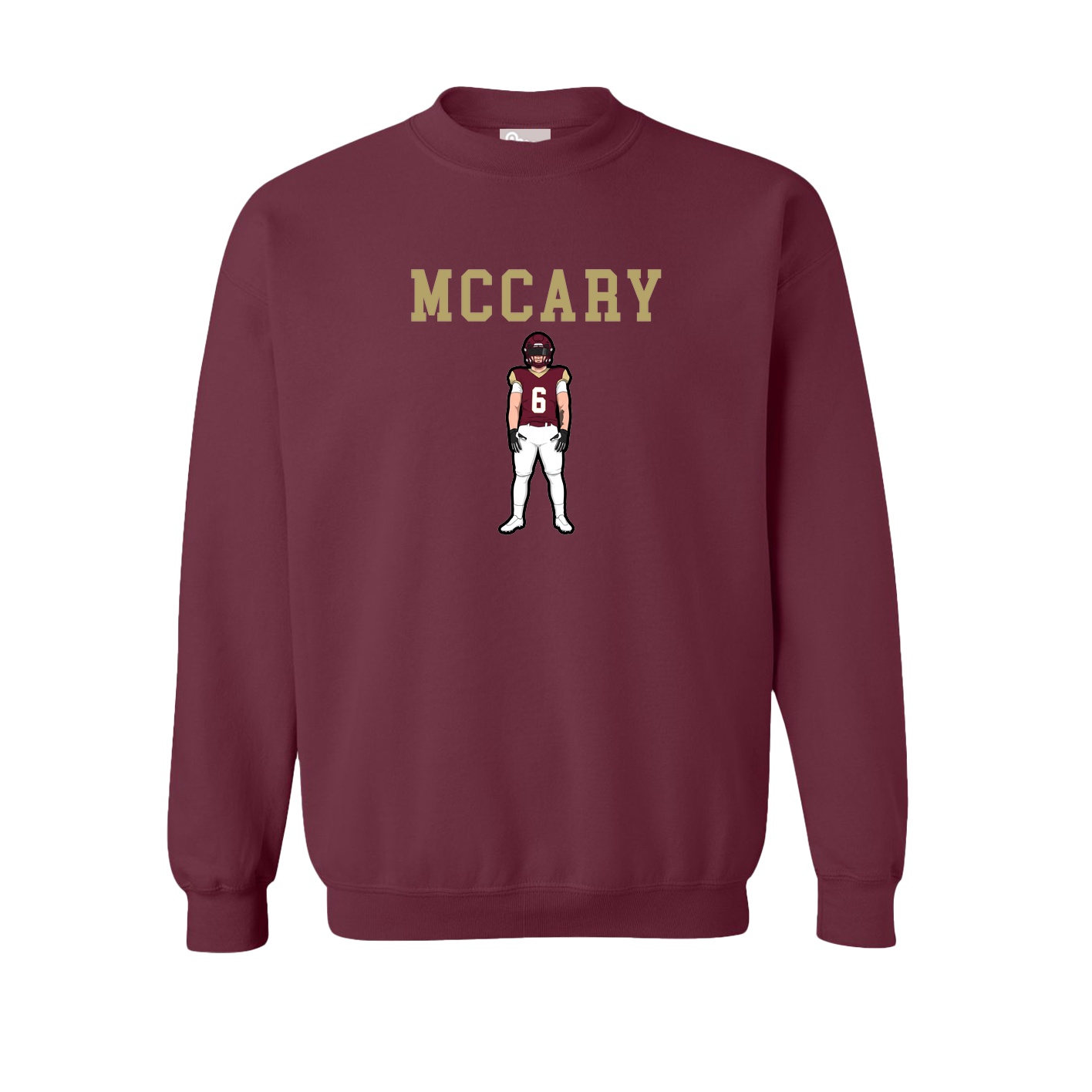 Fleece Crew — Shirsey in Maroon