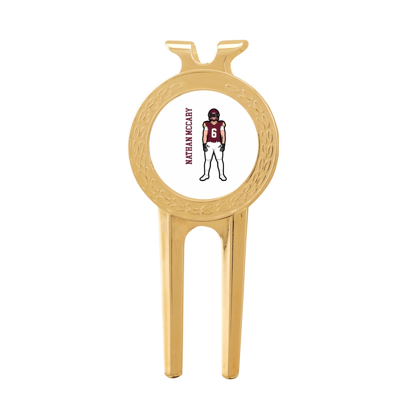 Divot Tool with Ball Marker — Name Vertical in Classic